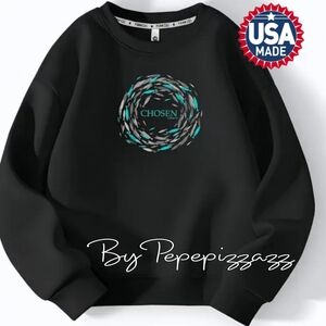 OFFICIAL CHOSEN LOGO WITH FISH CIRCLE. HANDMADE QUALITY APPAREL.